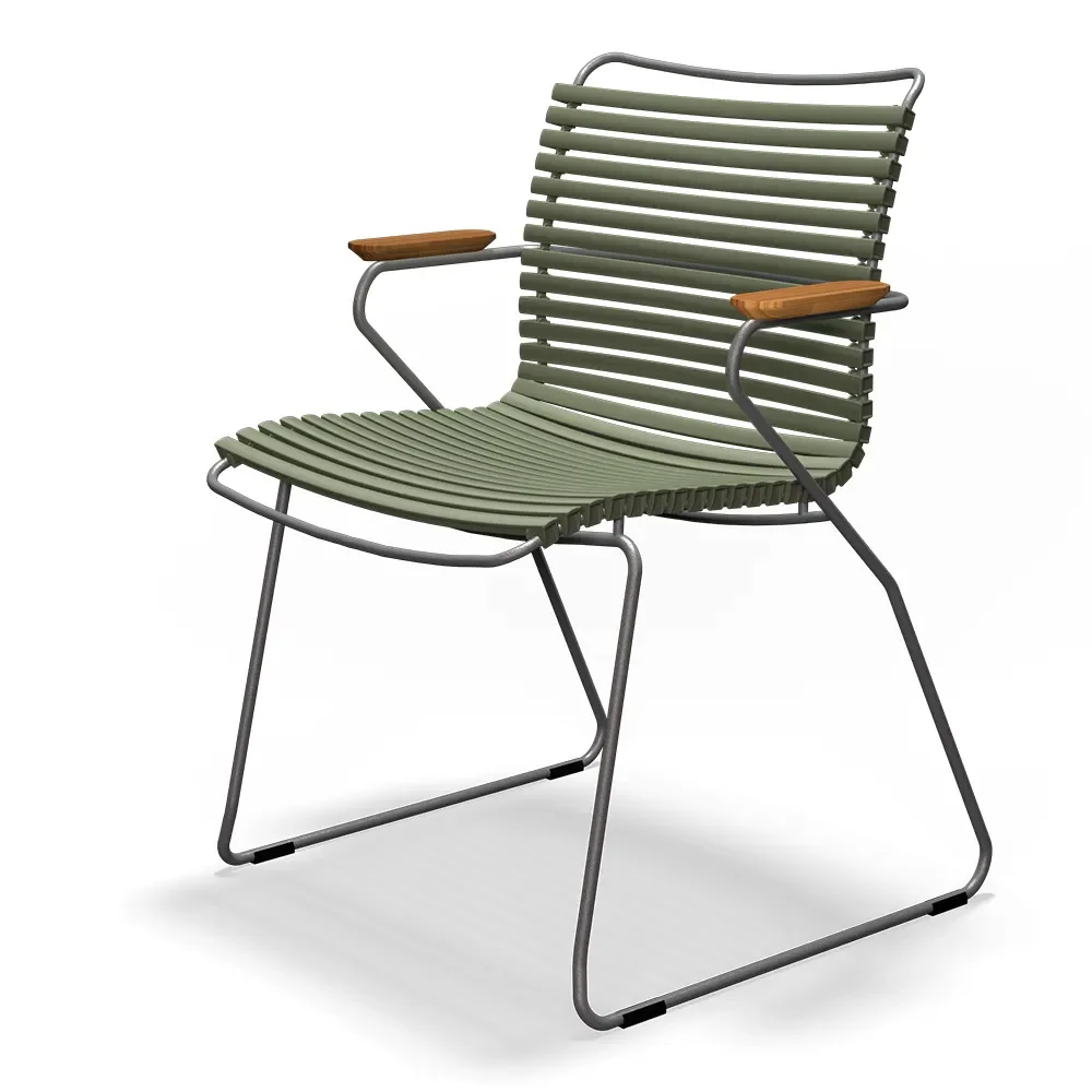 Houe, Click Sessel olivgrün Aluminium