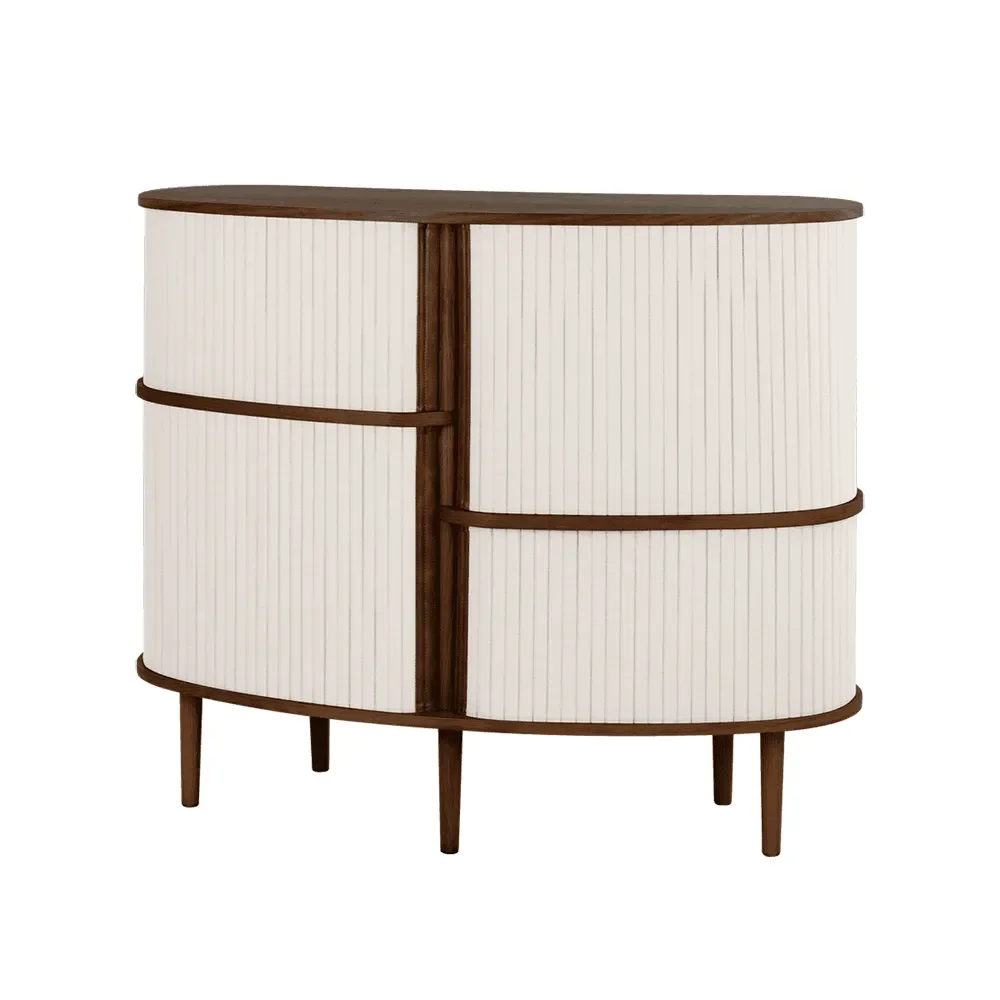 Umage, Audacious Highboard Schrank Dunkle Eiche/White Sands