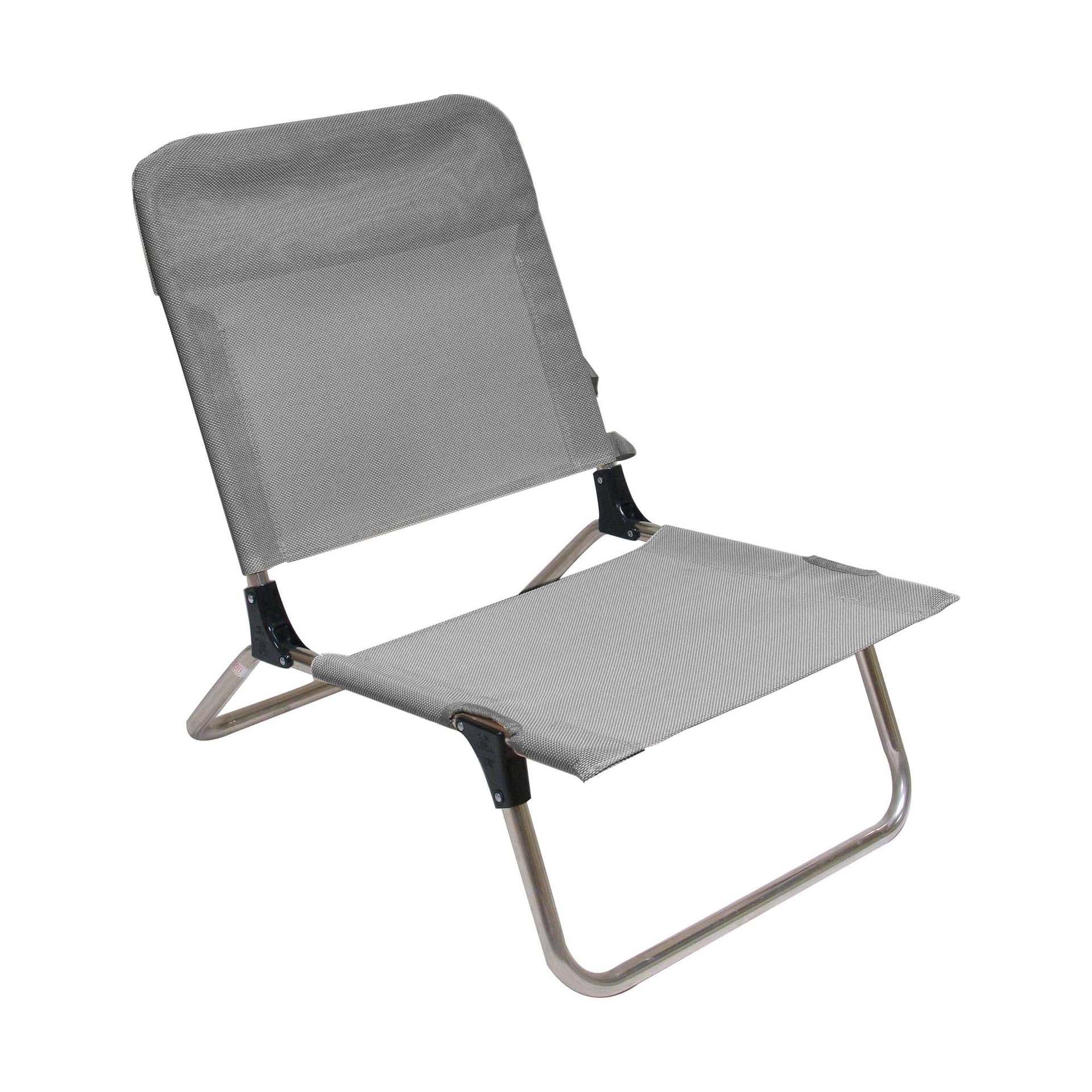 Fiam, Quick Liegestuhl grau Aluminium/Textilene