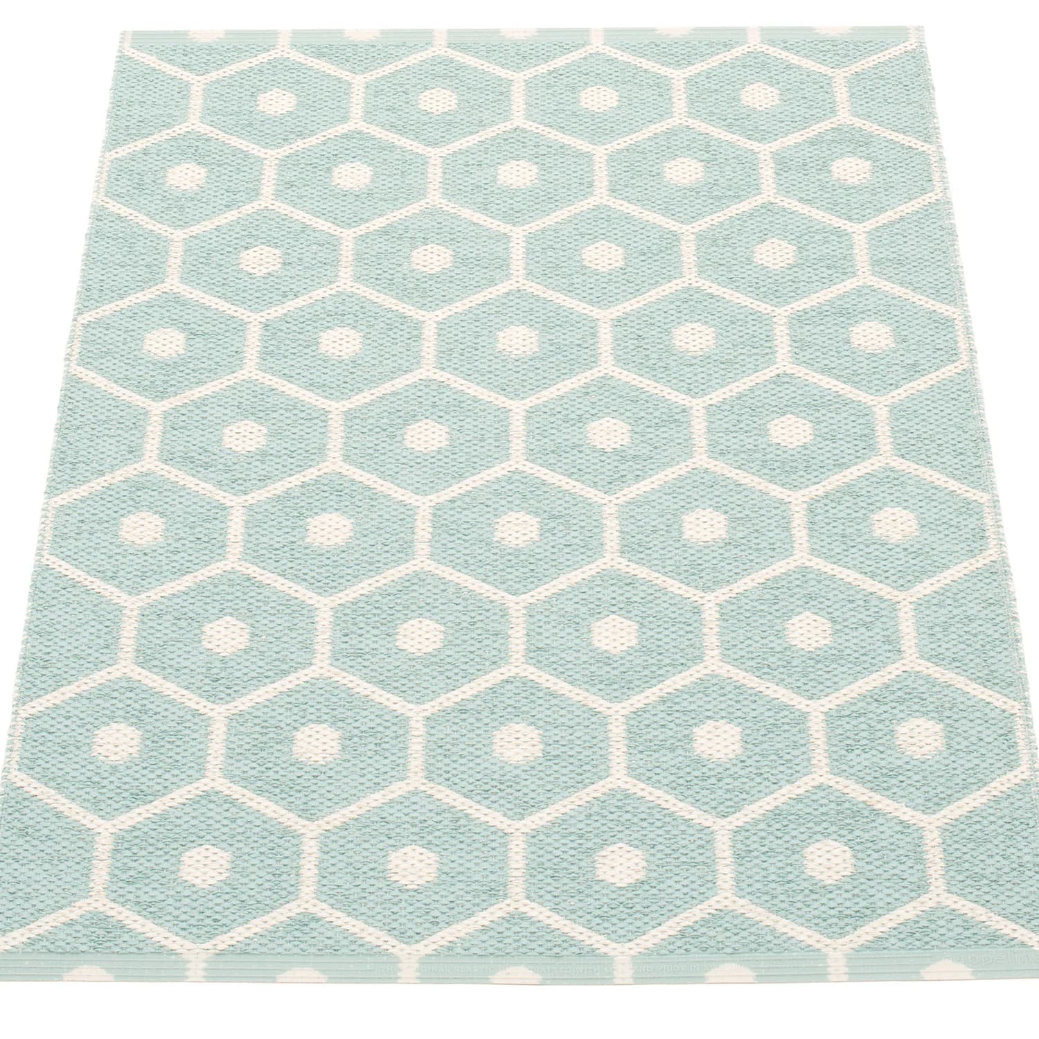 Pappelina, Honey Teppich 70x100 cm pale turquoise / vanilla