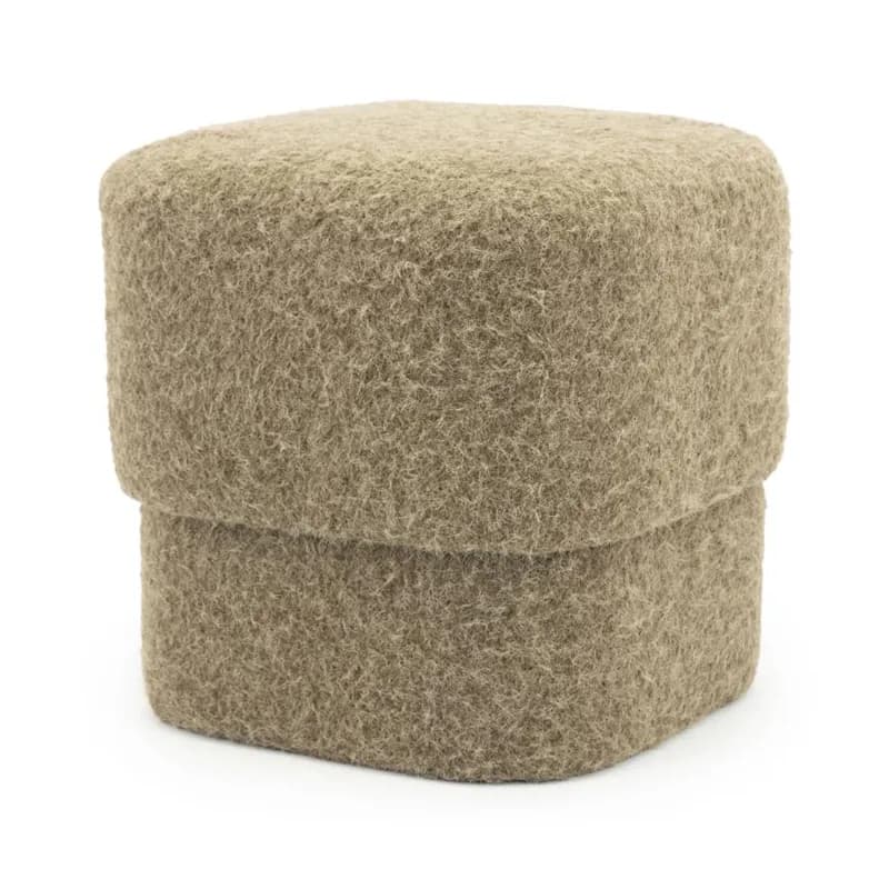 By-Boo, Stool Kelso - brown 40x40x40 cm