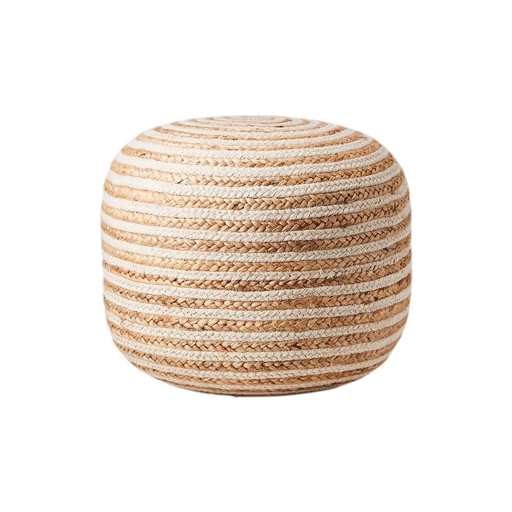 Affari of Sweden, JUNI Pouf natur/elfenbein