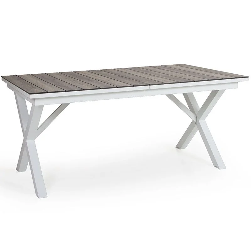 Brafab, Hillmond Ausziehtisch 100x166-226 cm weiß/natur