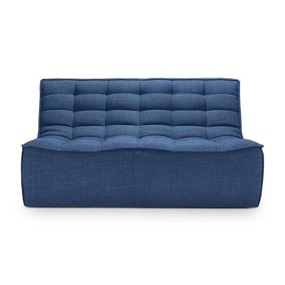 Ethnicraft, N701 2-Sitzer-Sofa Blau