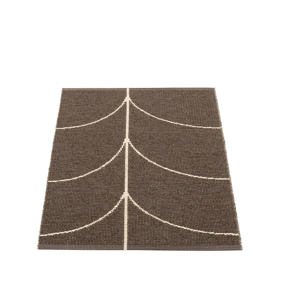 Pappelina, Gewebter Teppich Leif Dark Brown 70x90 cm
