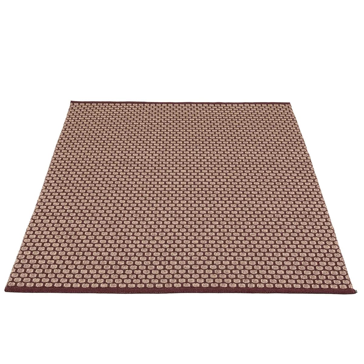 Pappelina, Wendbarer Kunststoffteppich MIMI Burgundy/Cream 180x260 cm