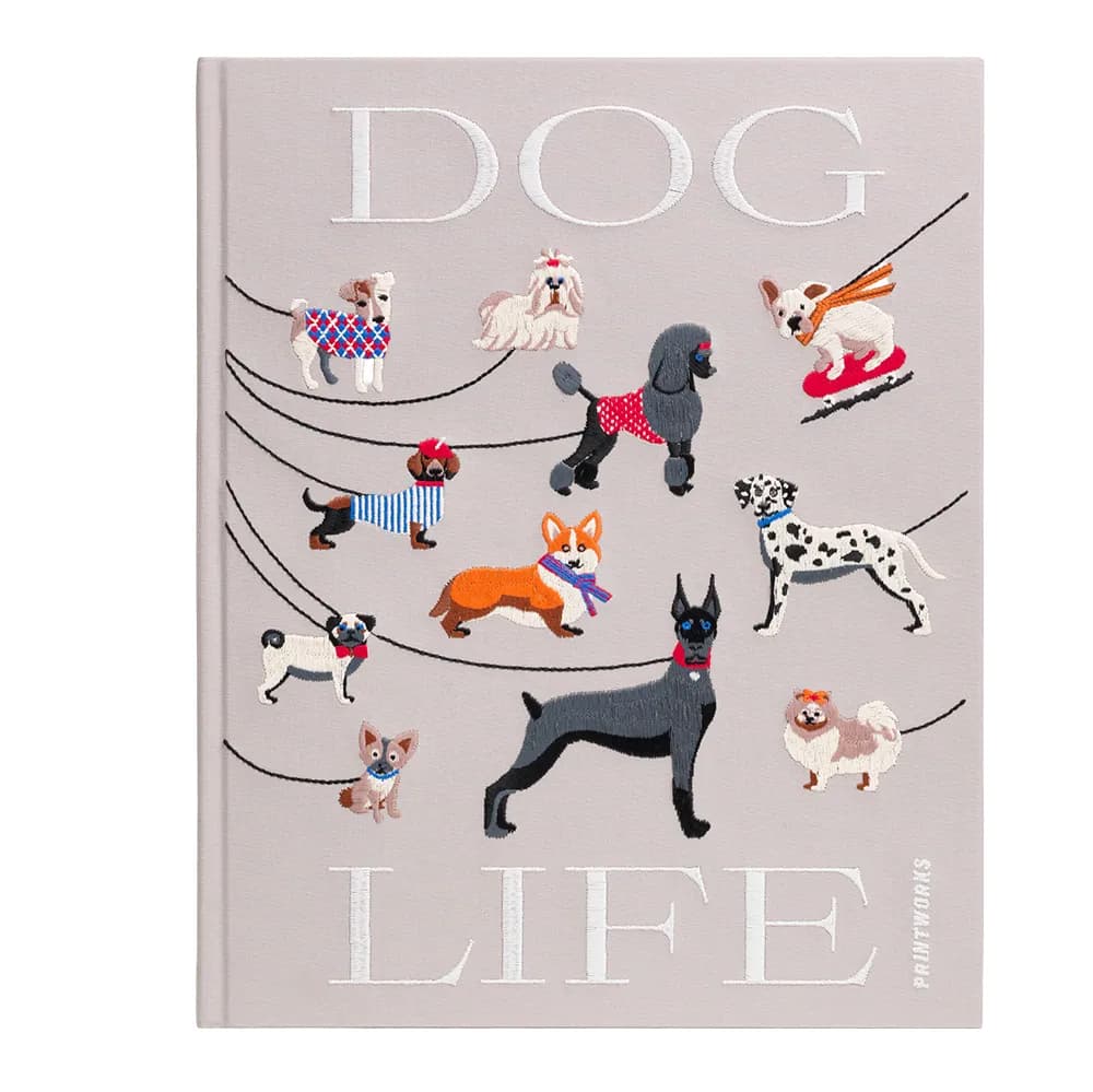 Printworks, Embroidered Photo Album - Dogs