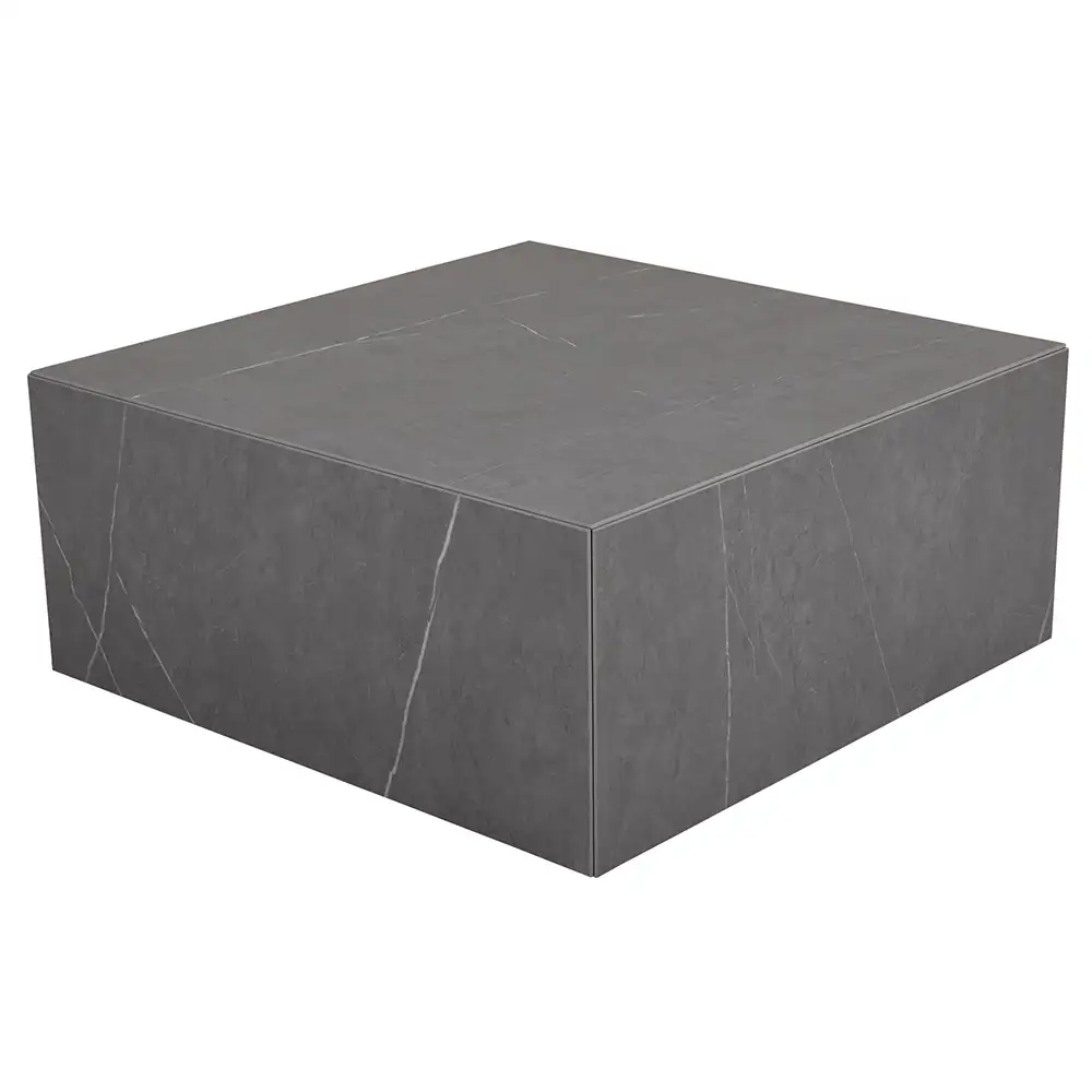 Brafab, Zten Couchtisch 80x80 in grauer Marmoroptik