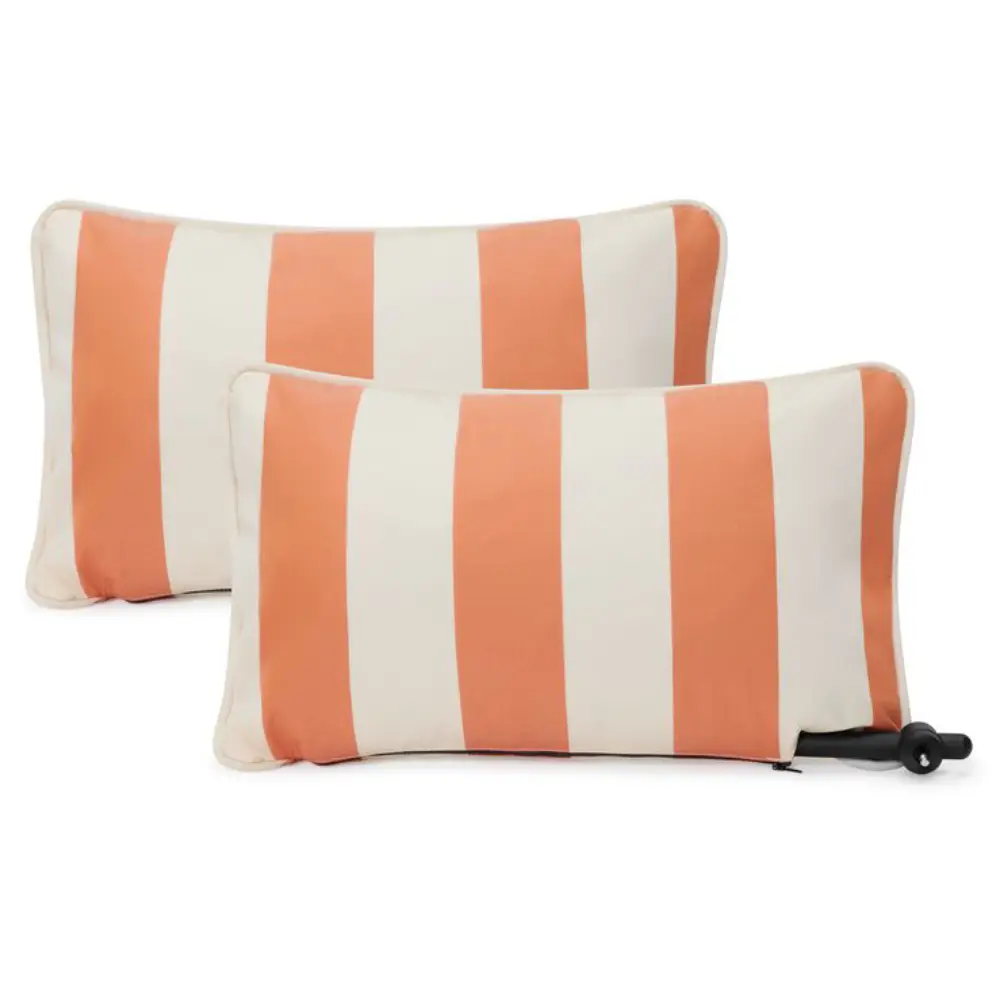Fatboy, paletti armlehne set stripe orange creme