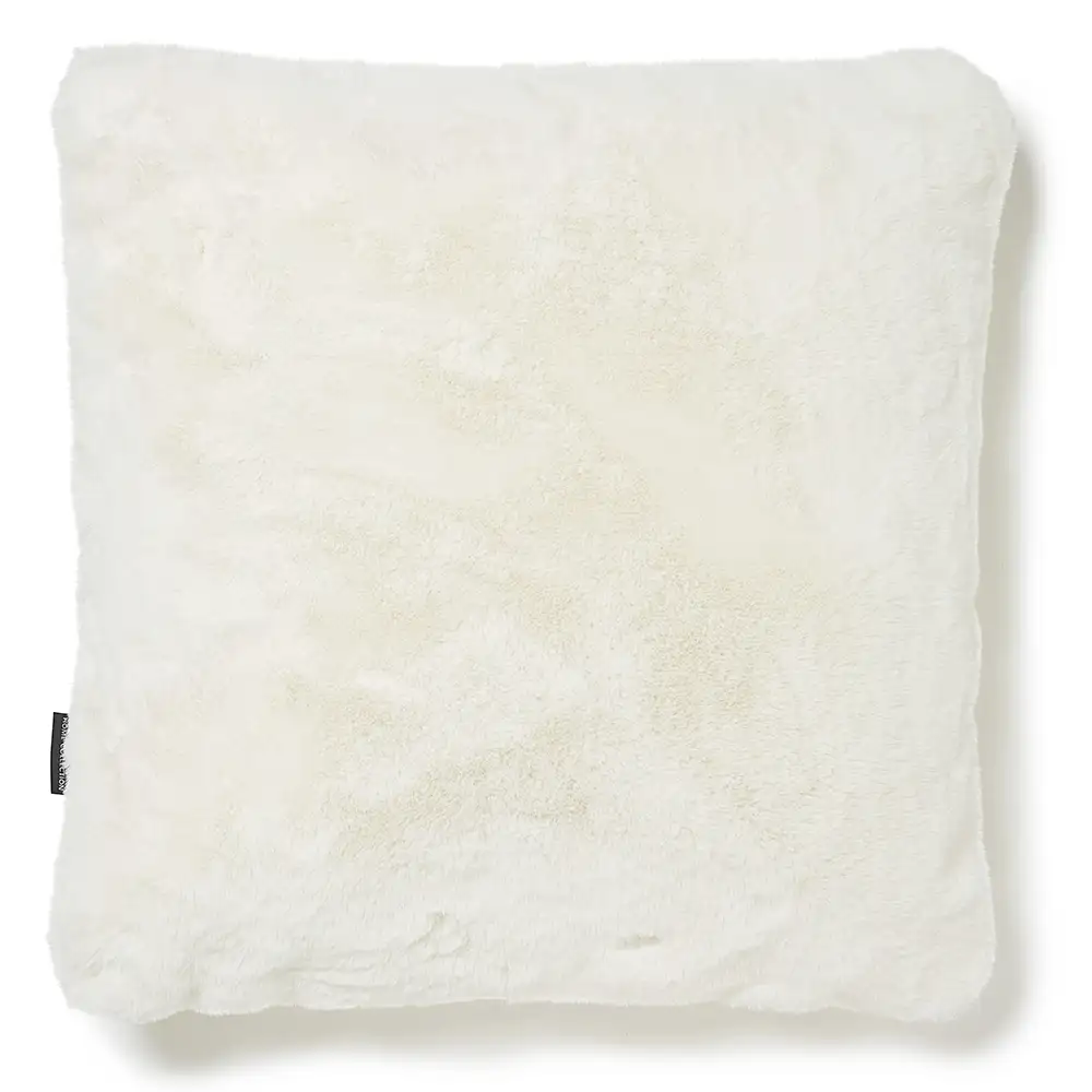 Skinnwille, Fluffy Kissenbezug 45x45 cm Elfenbein