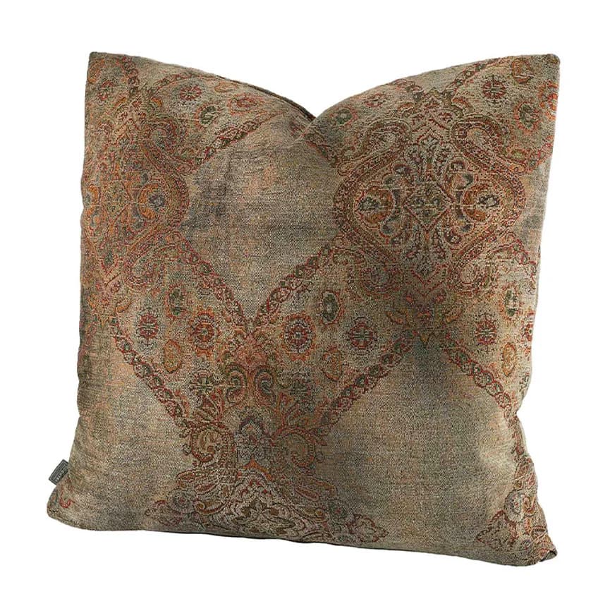 Artwood, Miralago Paisley Taupe Plain Kissenbezug 60X60