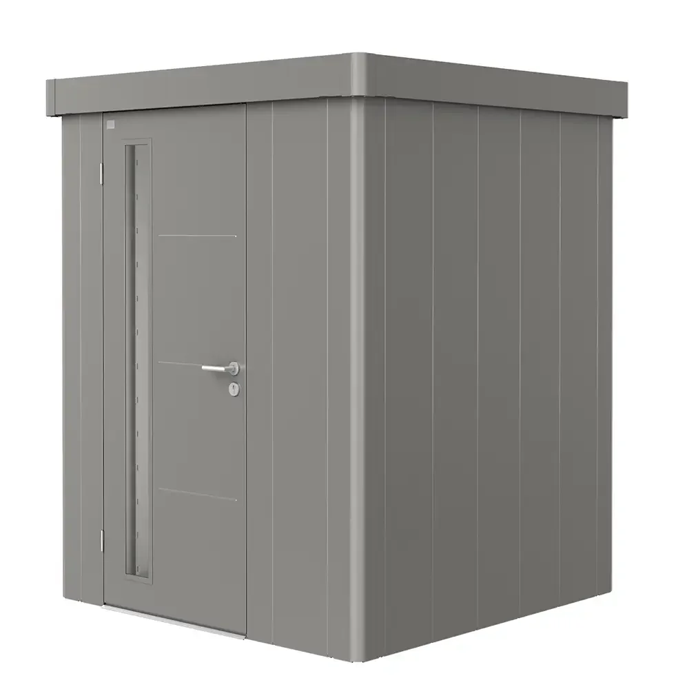 Biohort, Gerätehaus Neo 1A mit Standardtür, quarzgrau metallic