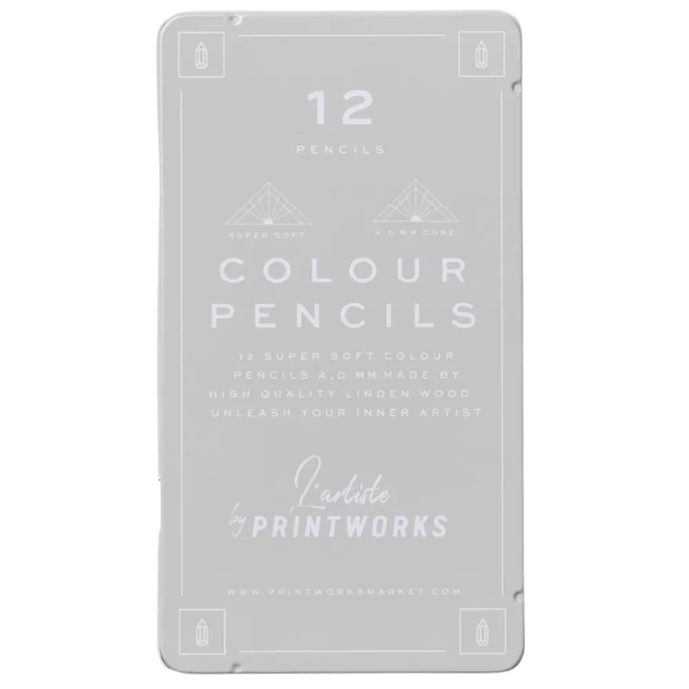 Printworks, 12 Buntstifte – Klassiker
