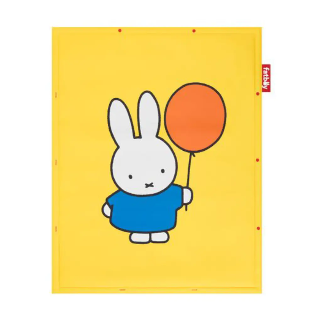 Fatboy, flying carpet x Miffy Spielmatte 180x140 cm yellow