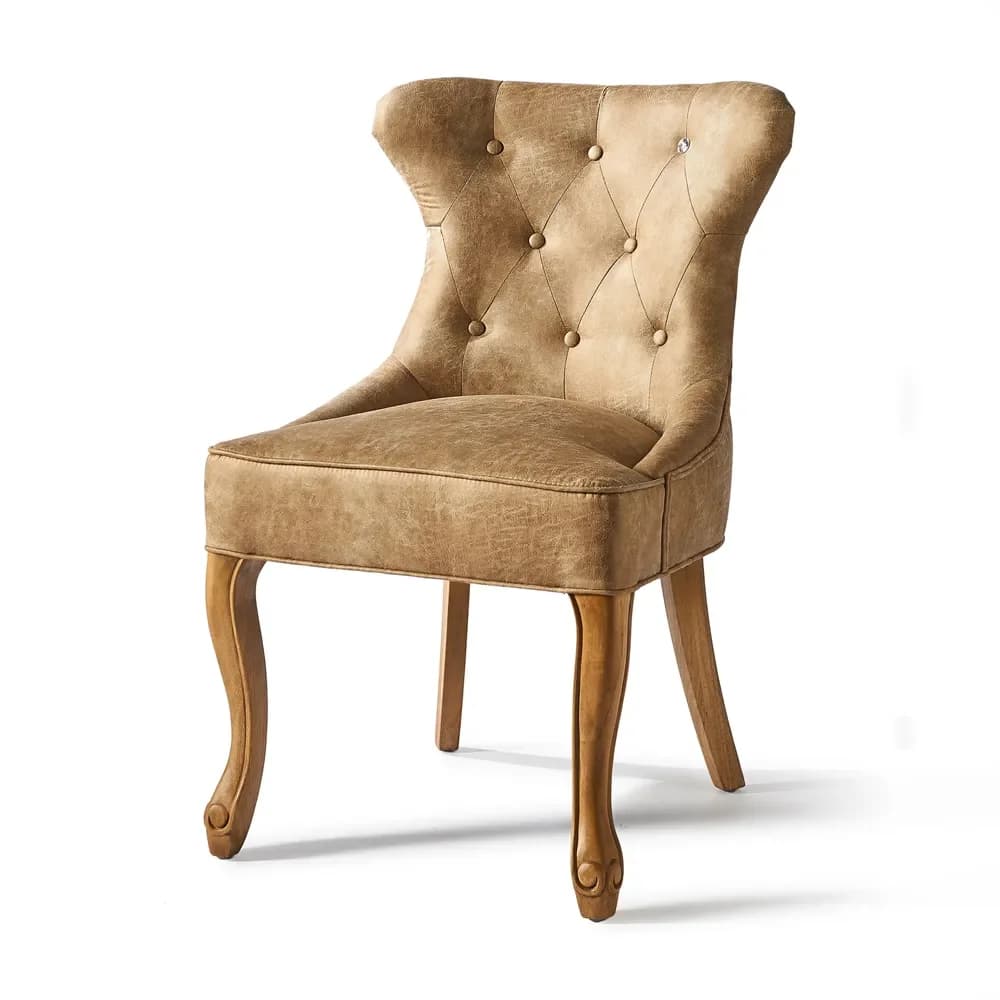 Riviera Maison, George Esstischstuhl pellini camel