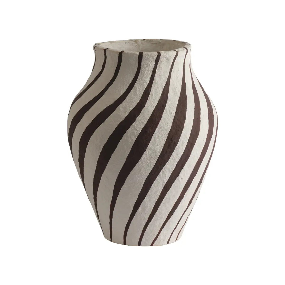 Affari of Sweden, ANGUS-Topf Weiß/Braun Ø 19 x H 25 cm