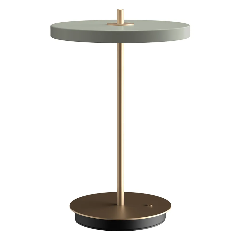 UMAGE - Asteria Move LED-Akku-Tischlampe oliv/messing 31 cm