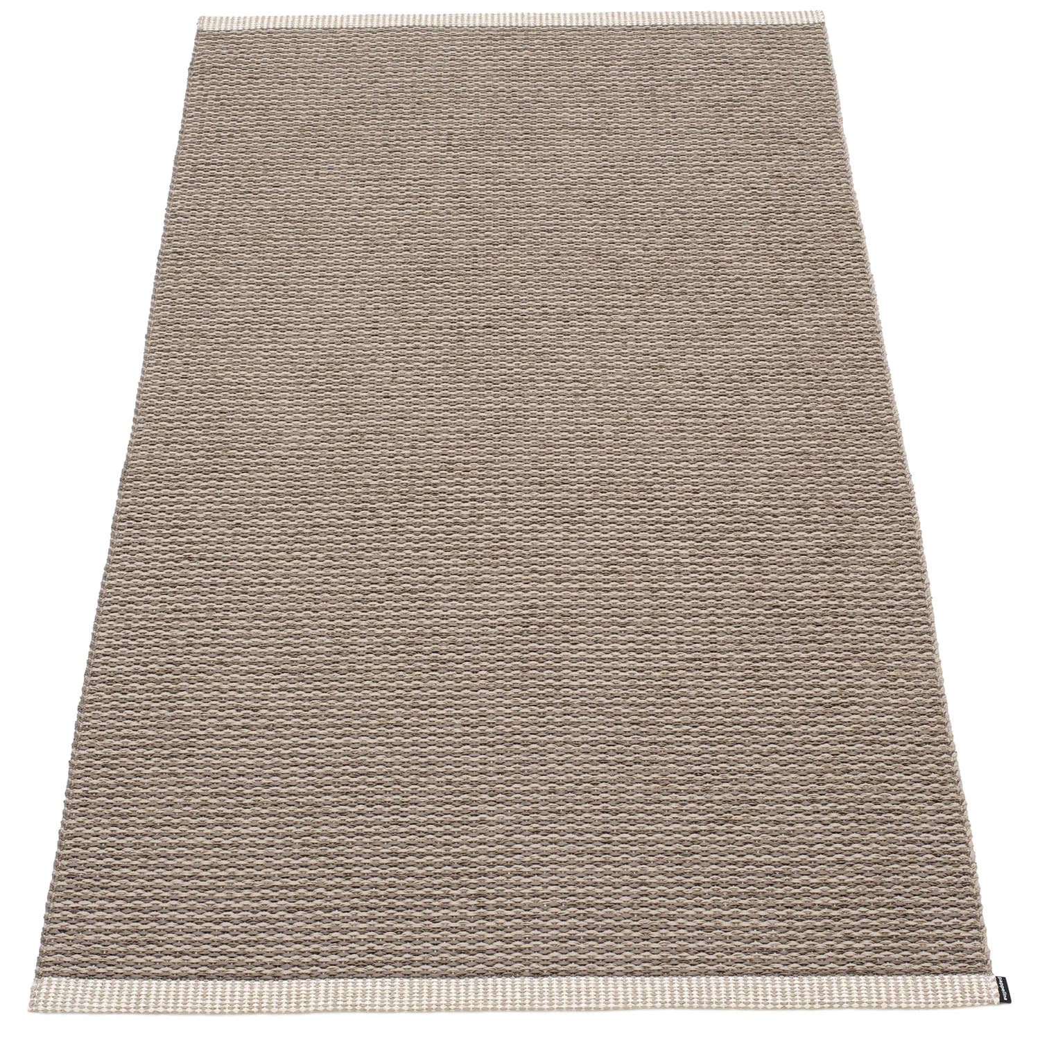 Pappelina, Mono Teppich 85x160 cm dark mud / mud