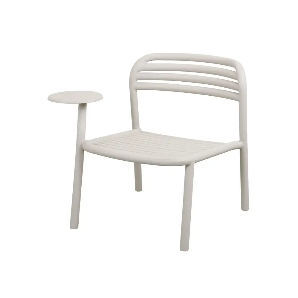 Cane-line, Bliss loungesessel m/beistelltisch rechts Sand, aluminium