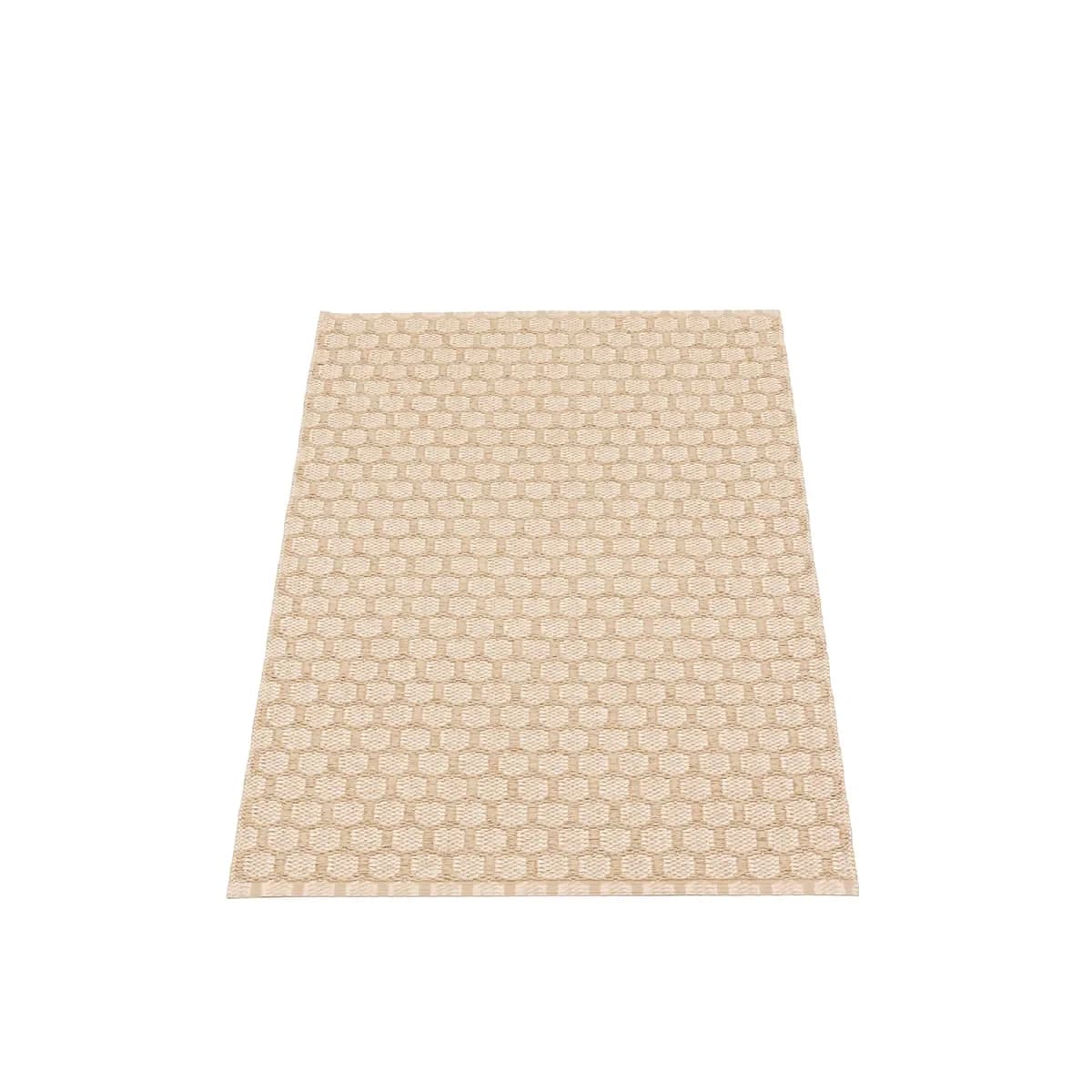 Pappelina, Wendbarer Kunststoffteppich MIMI Beige/Vanilla 70x120 cm