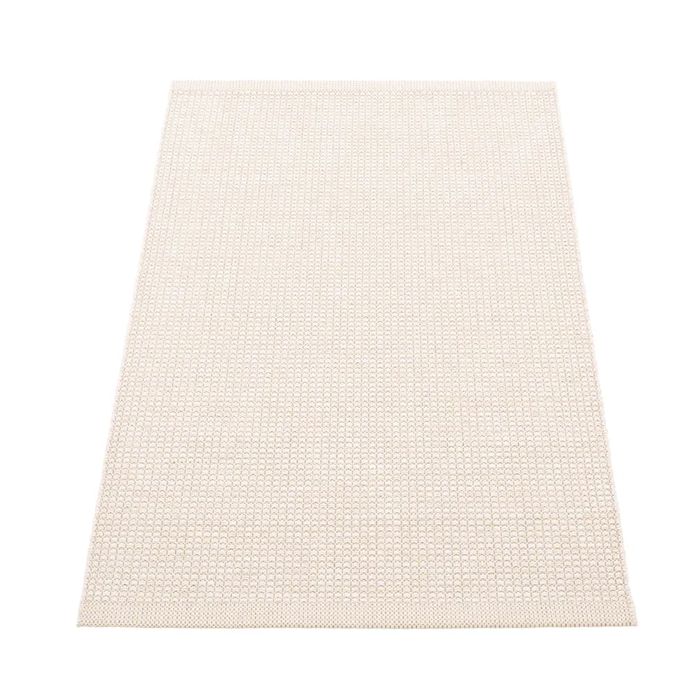 Pappelina, Emm teppich 70 x 120 cm Vanilla/White Metallic