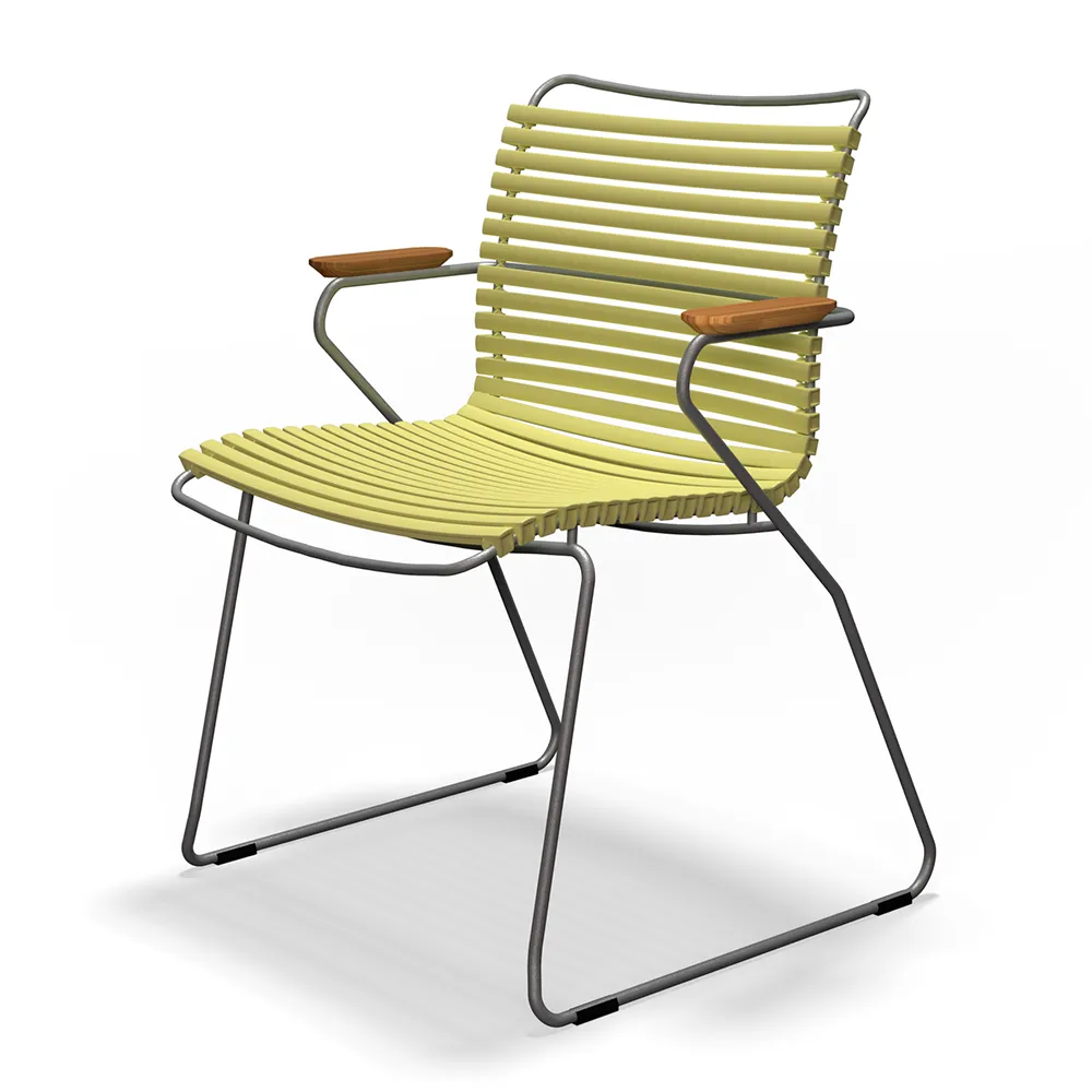Houe, CLICK Sessel Lemon zest/Grey/Bamboo