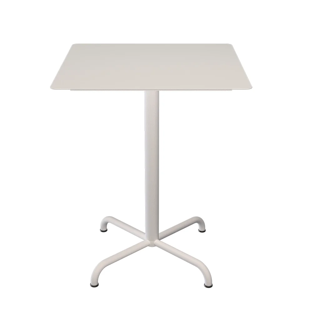 Houe, PICO Cafétisch 60x60 cm, Gestell 4 Beine Muted white