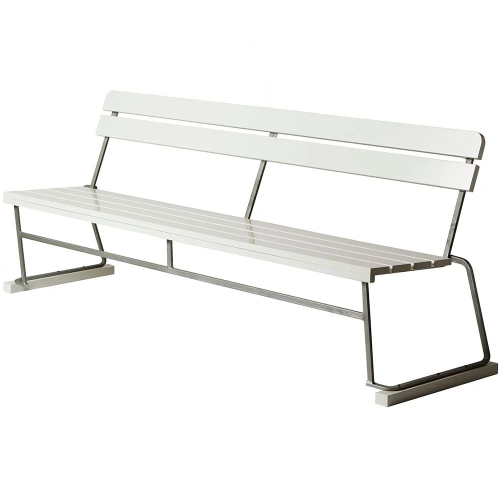 Grythyttan Stålmöbler, Sofa 5 Weiß
