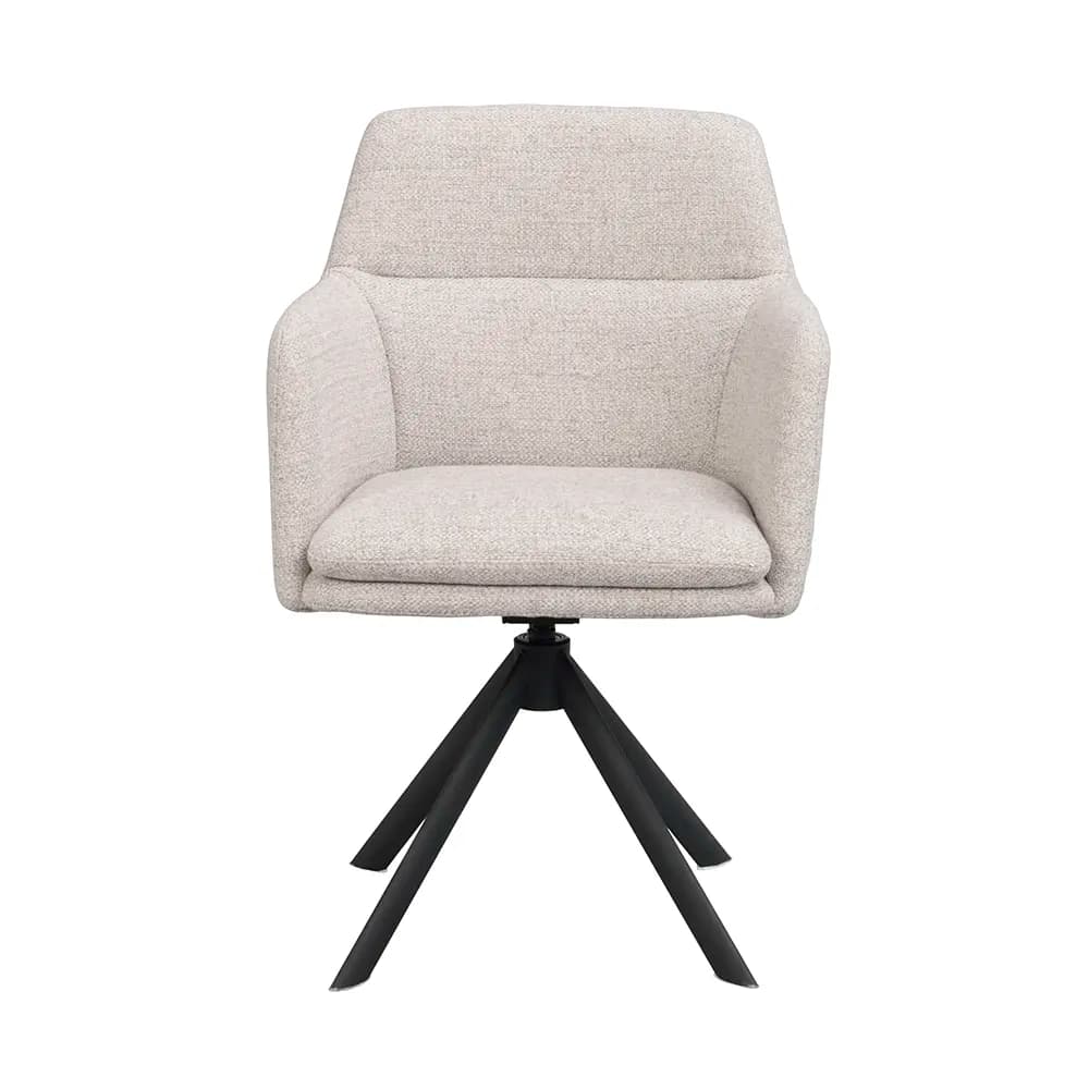 Rowico Home, Gladstone Stuhl mit Armlehnen hellbeige