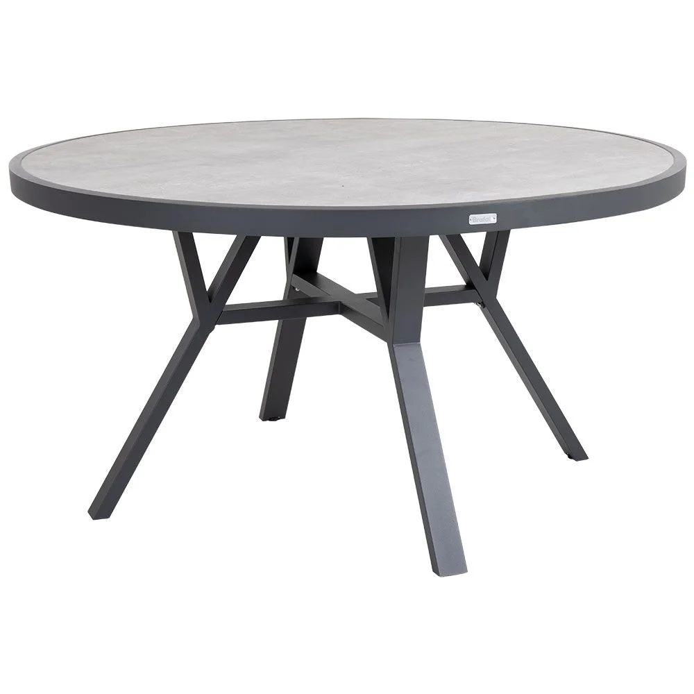 Brafab, Samvaro Esstisch 140 cm Anthrazit / Grau