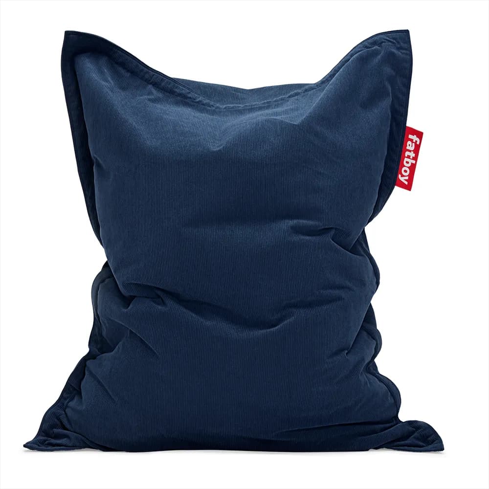 Fatboy, Recycleds Original Slim Cord Sitzsack tiefblau