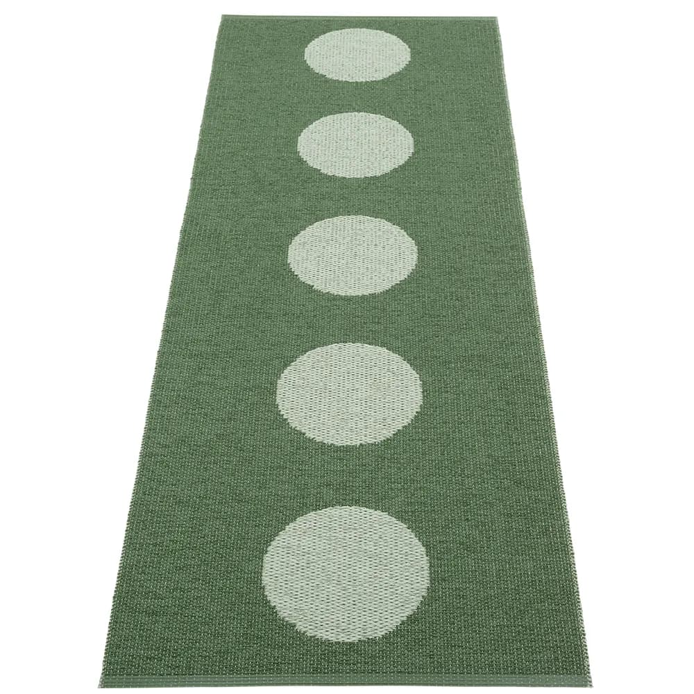 Pappelina, Vera Pop teppich Leaf/Misty Mint 70 x 200cm