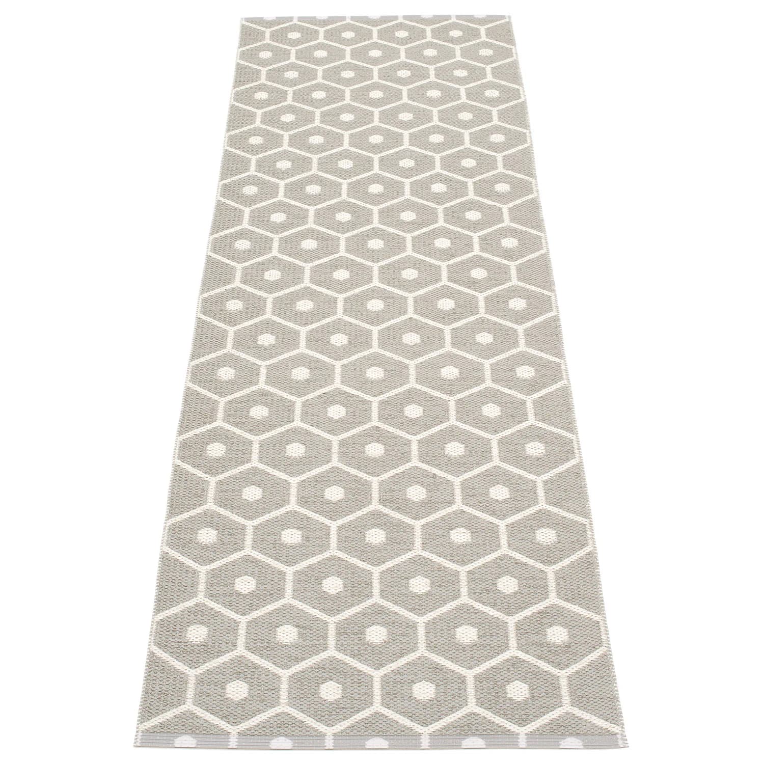 Pappelina, Honey Teppich 70x225 cm warm grey / vanilla