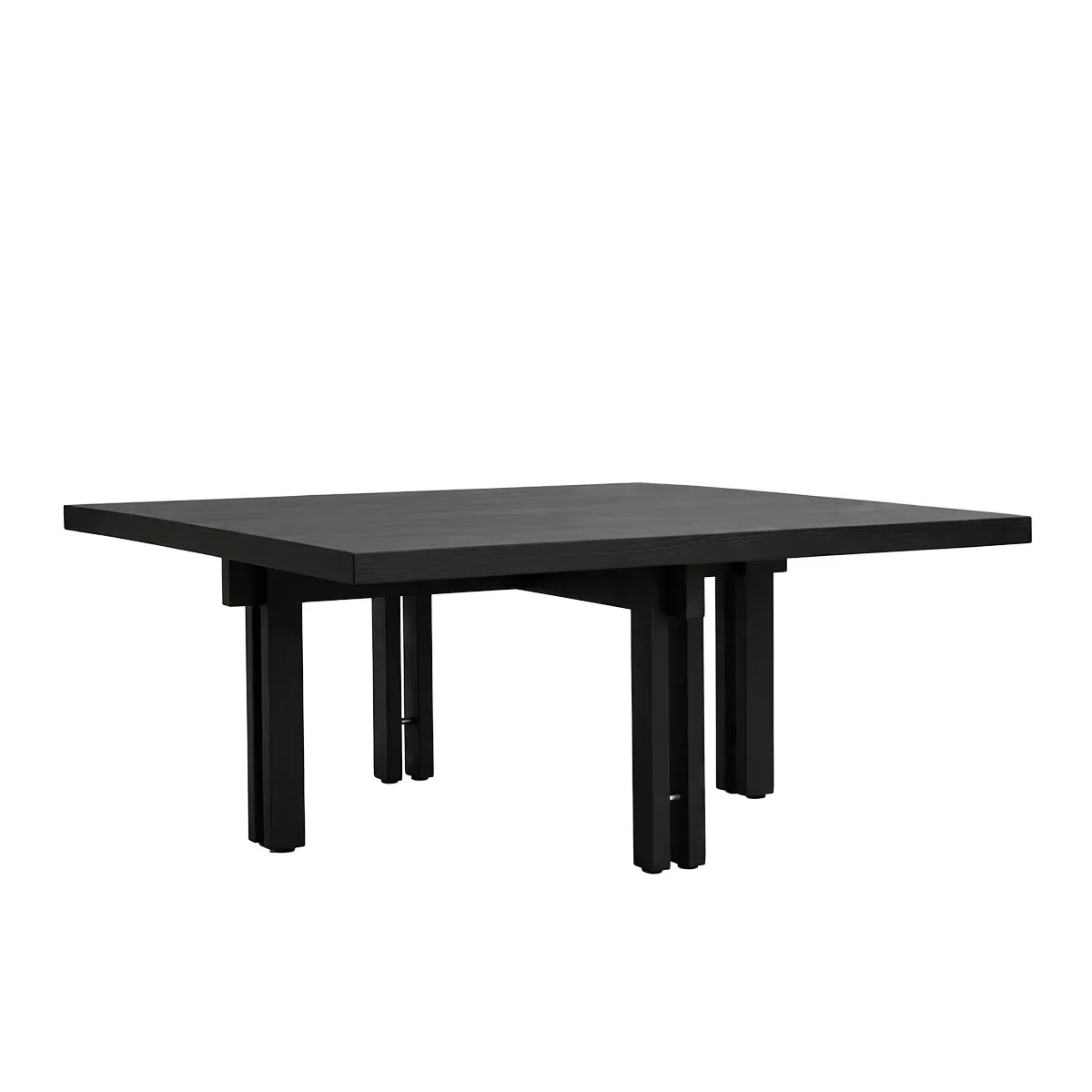 101 Copenhagen, Couchtisch aus Eiche 80x80 Plinth Coffee Black Oak