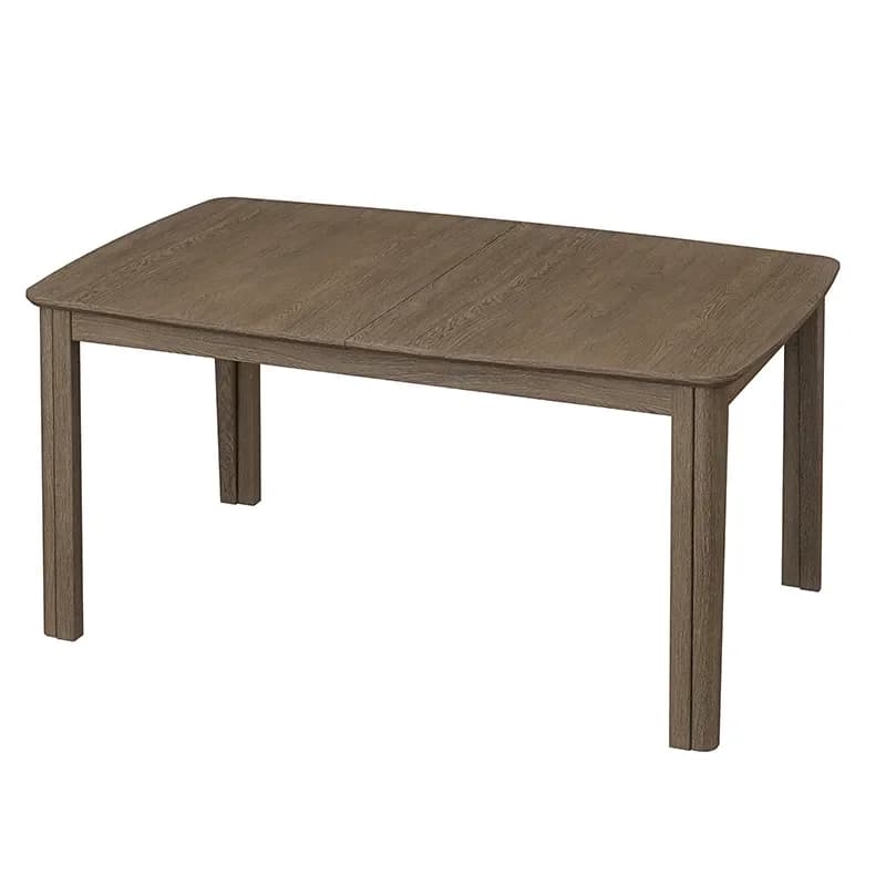 Skovby, SM107 Esstisch 101x160-316-368 cm Mokkabraun lackierte Eiche in oloptik