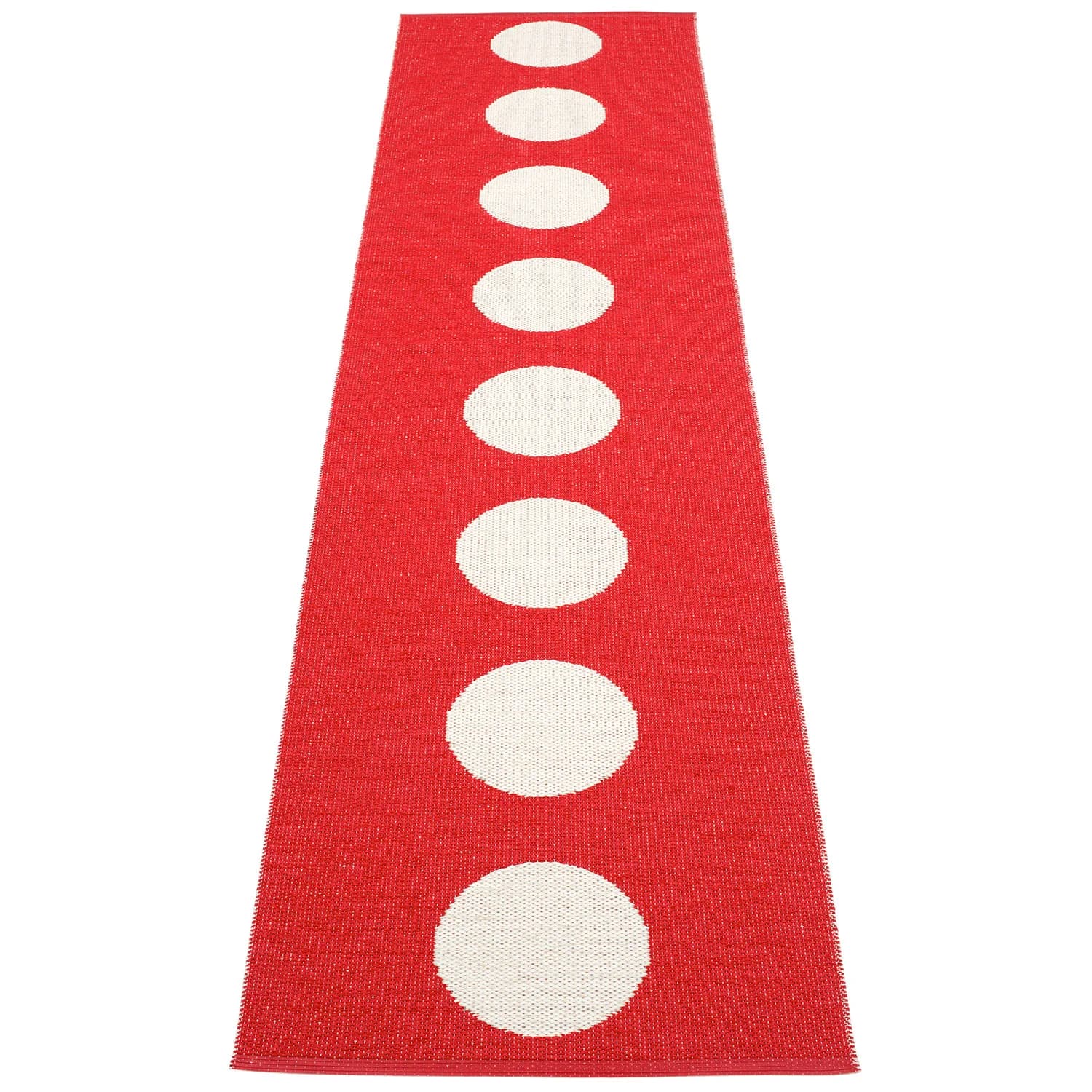 Pappelina, Vera Teppich 70x300 cm red / vanilla