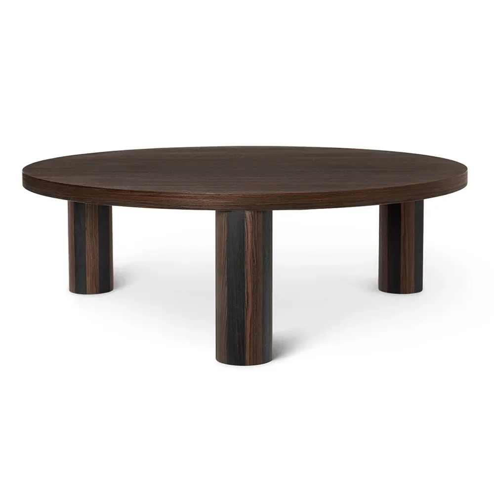 Ferm Living Post Beistelltisch Oak smoked, large, lines