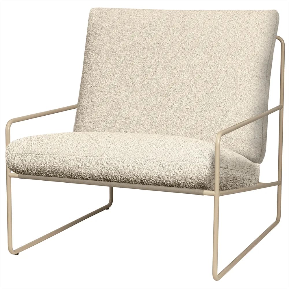 Ferm Living, Desert Sessel Cashmere/Off-white