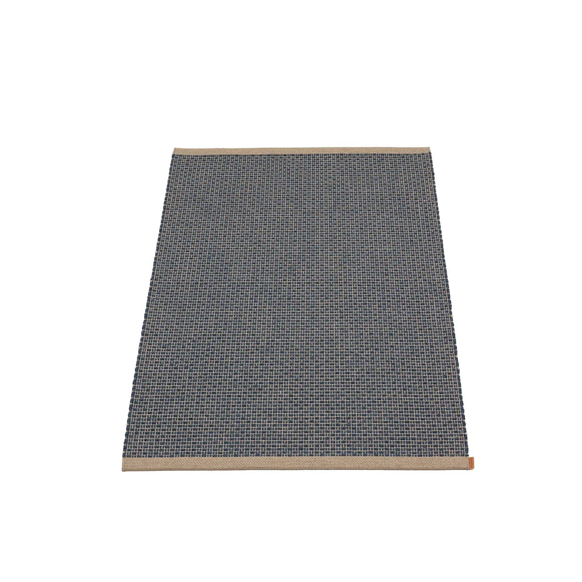 Pappelina, Waschbarer Kunststoffteppich NILS Ocean Blue 70x180 cm