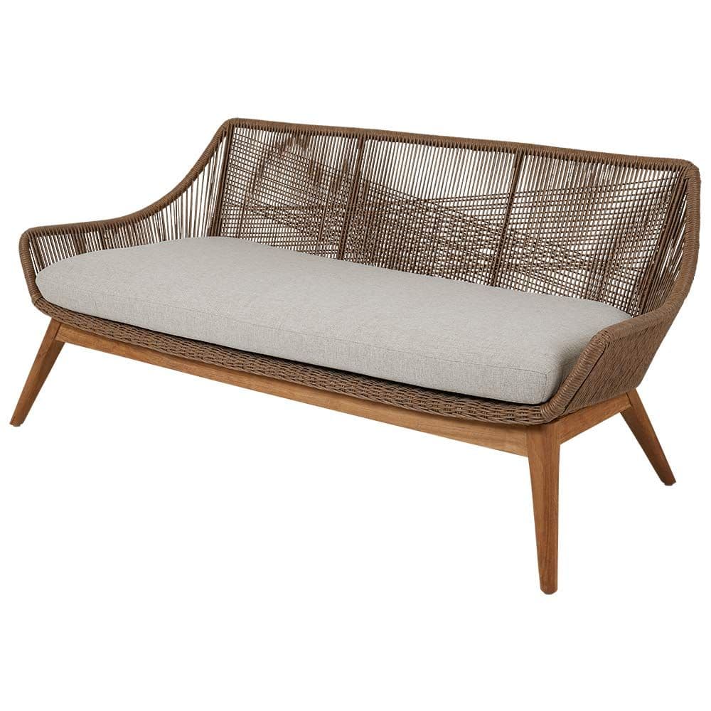 Brafab, Sofa Hazel aus Teakholz/Kunst-Rattan