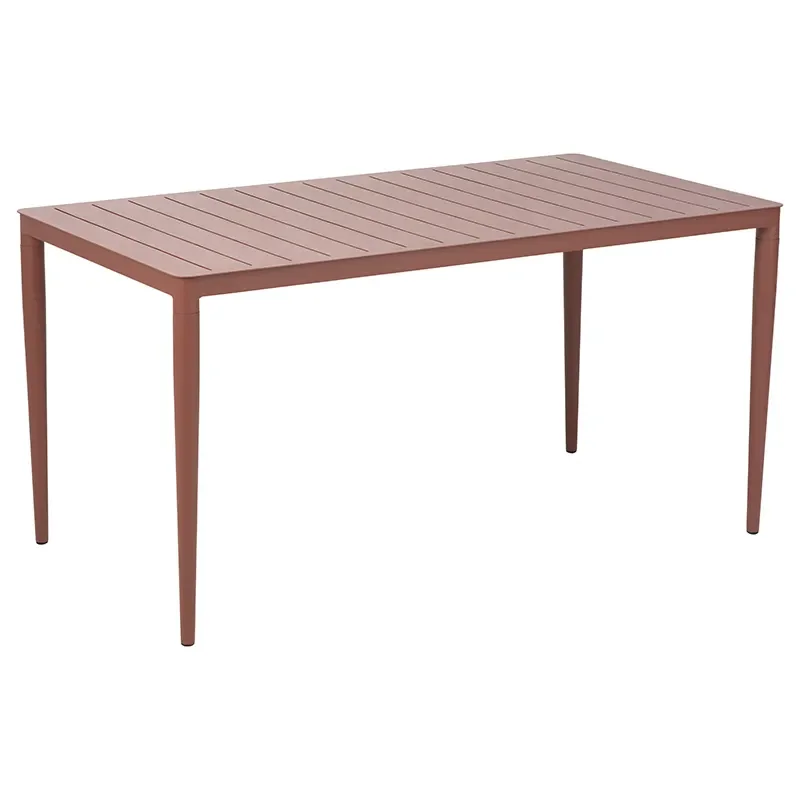 Brafab Bigby Esstisch Zin Red, 144x76 cm