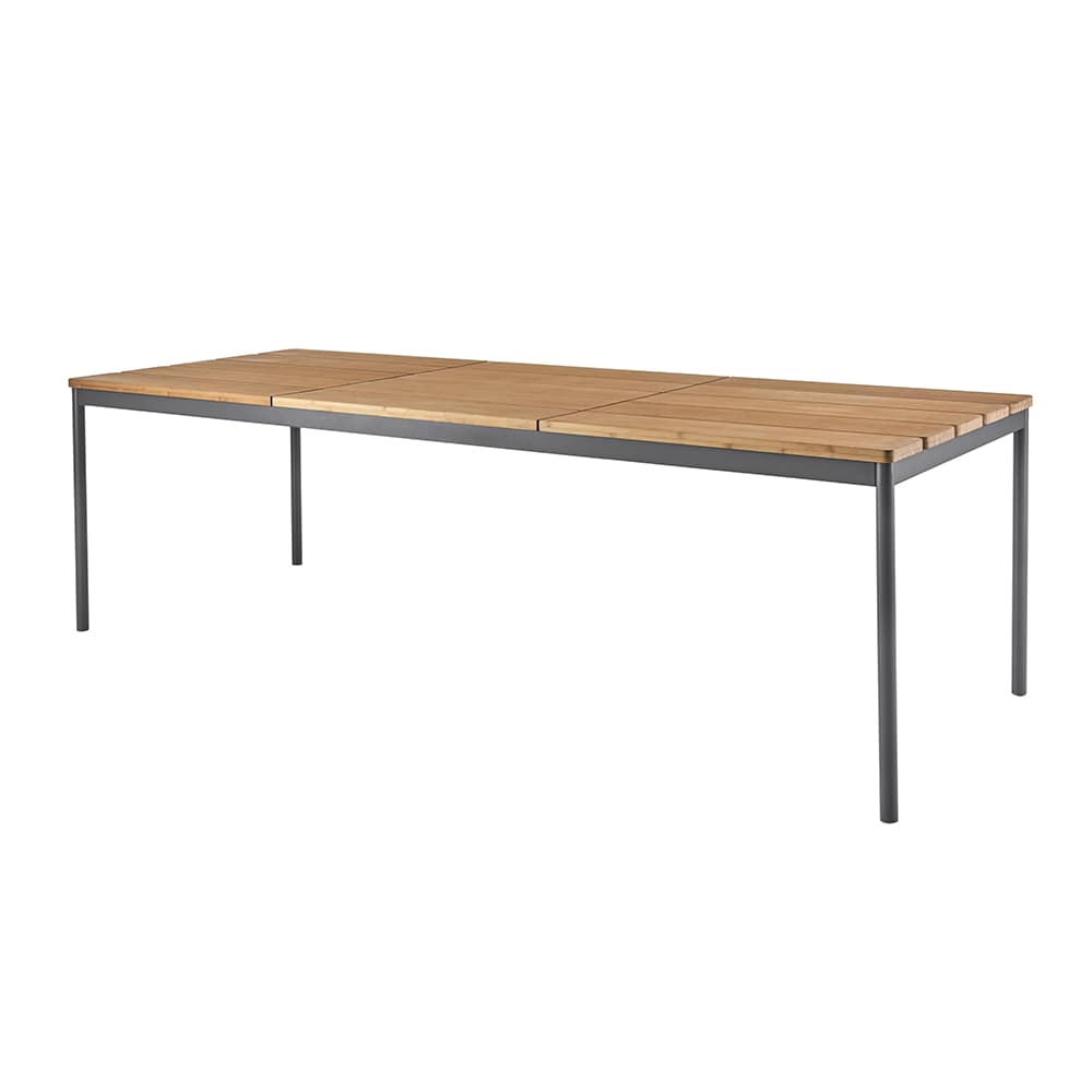 Brafab, Nox Esstisch 90x238 cm Bambus/Anthrazit