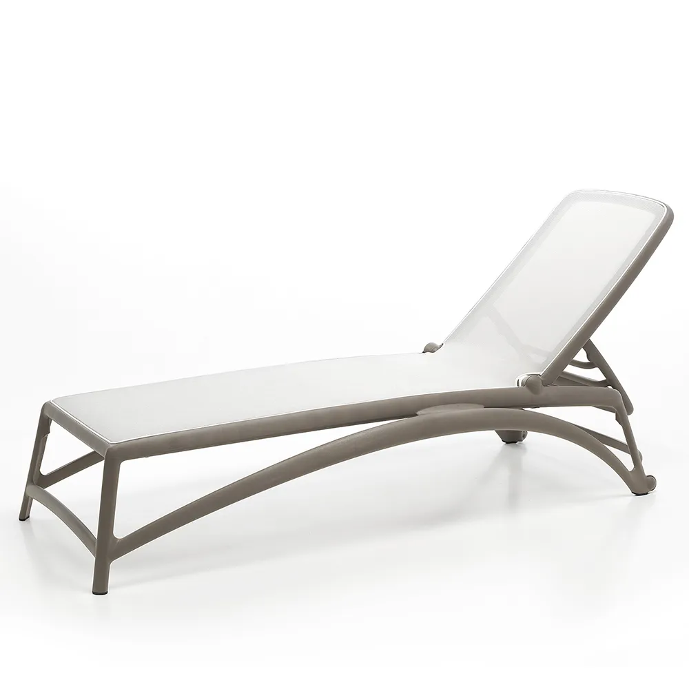 Nardi, Atlantico Sonnenliege Tortora-Weiß
