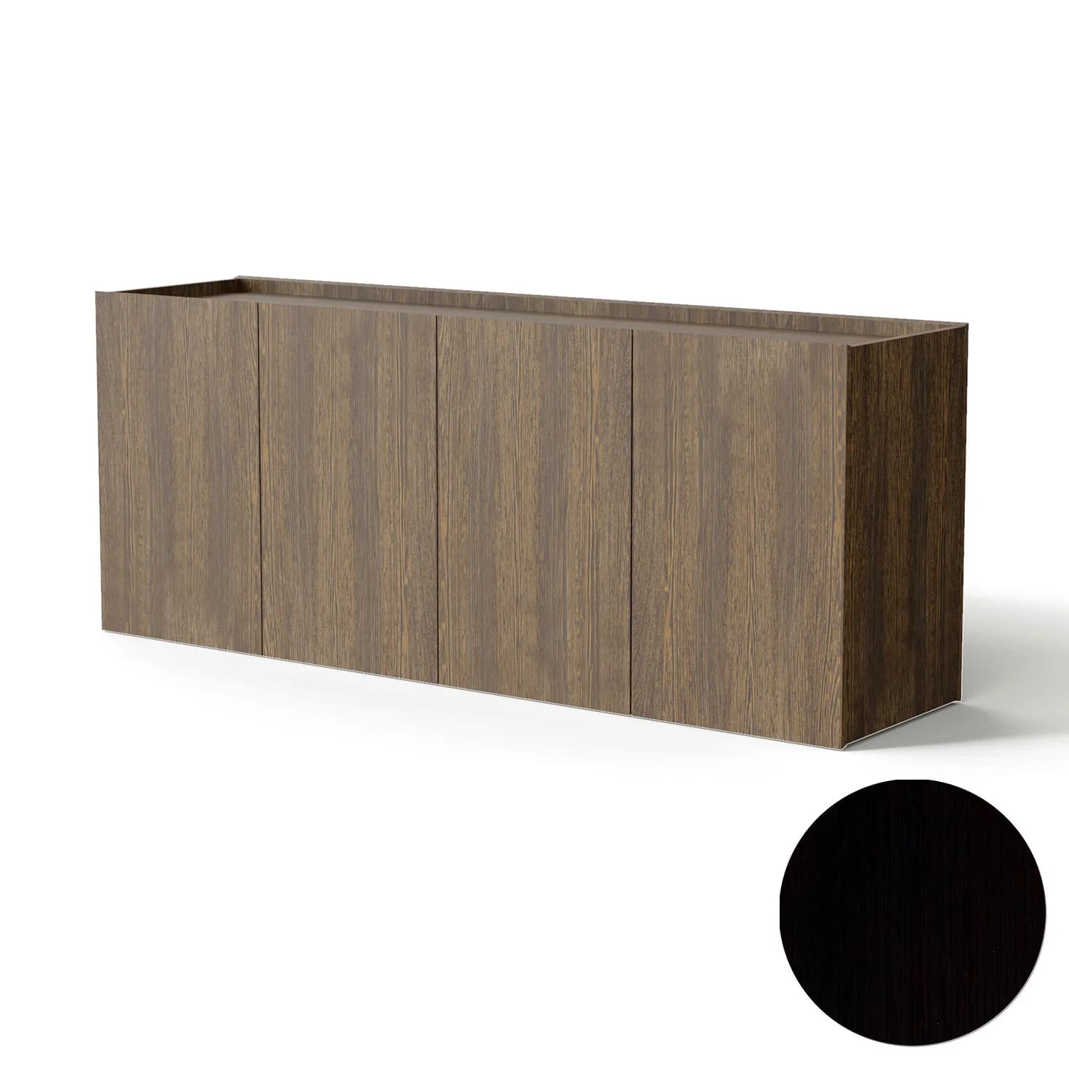 Skovby, Sm404 Anrichte Eiche Schwarz Lack 169X43X68Cm
