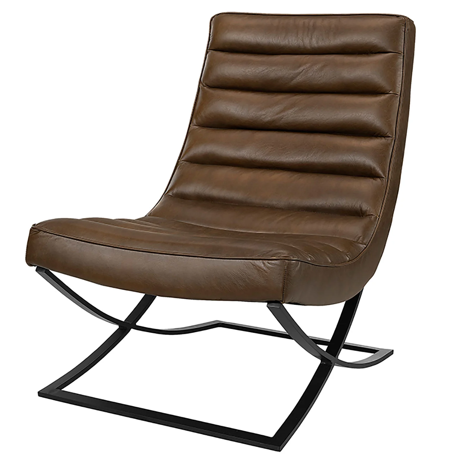 Brooks Leather Armchair Chocolate Brown
