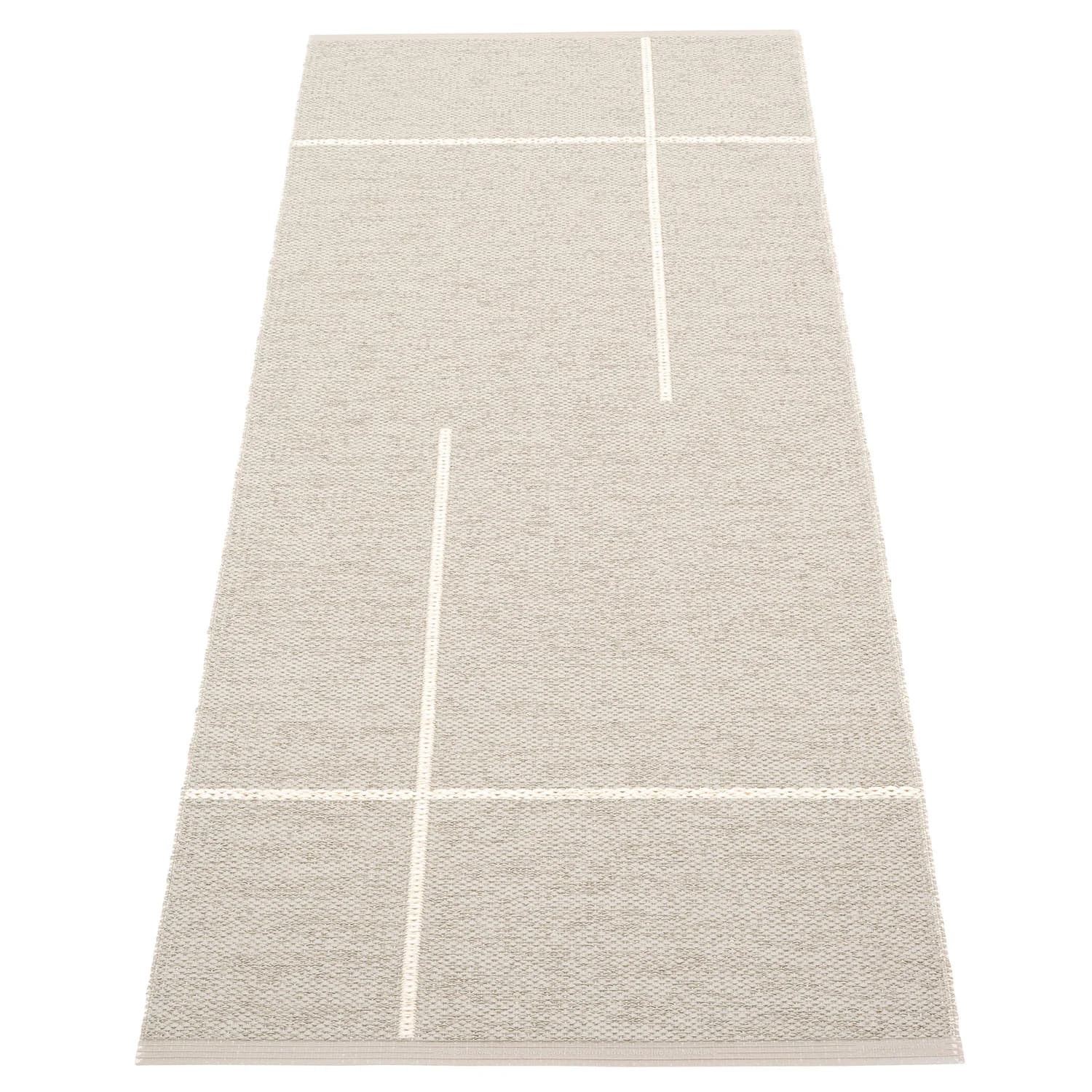 Pappelina, Fred Teppich 70x180 cm linen / vanilla