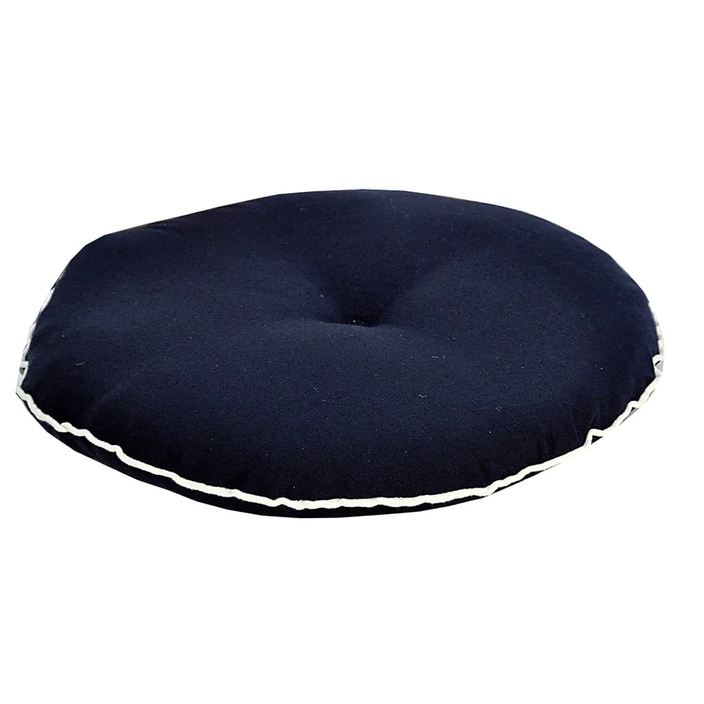 Fritab, Vienna Sitzkissen rund 37 cm Marineblau