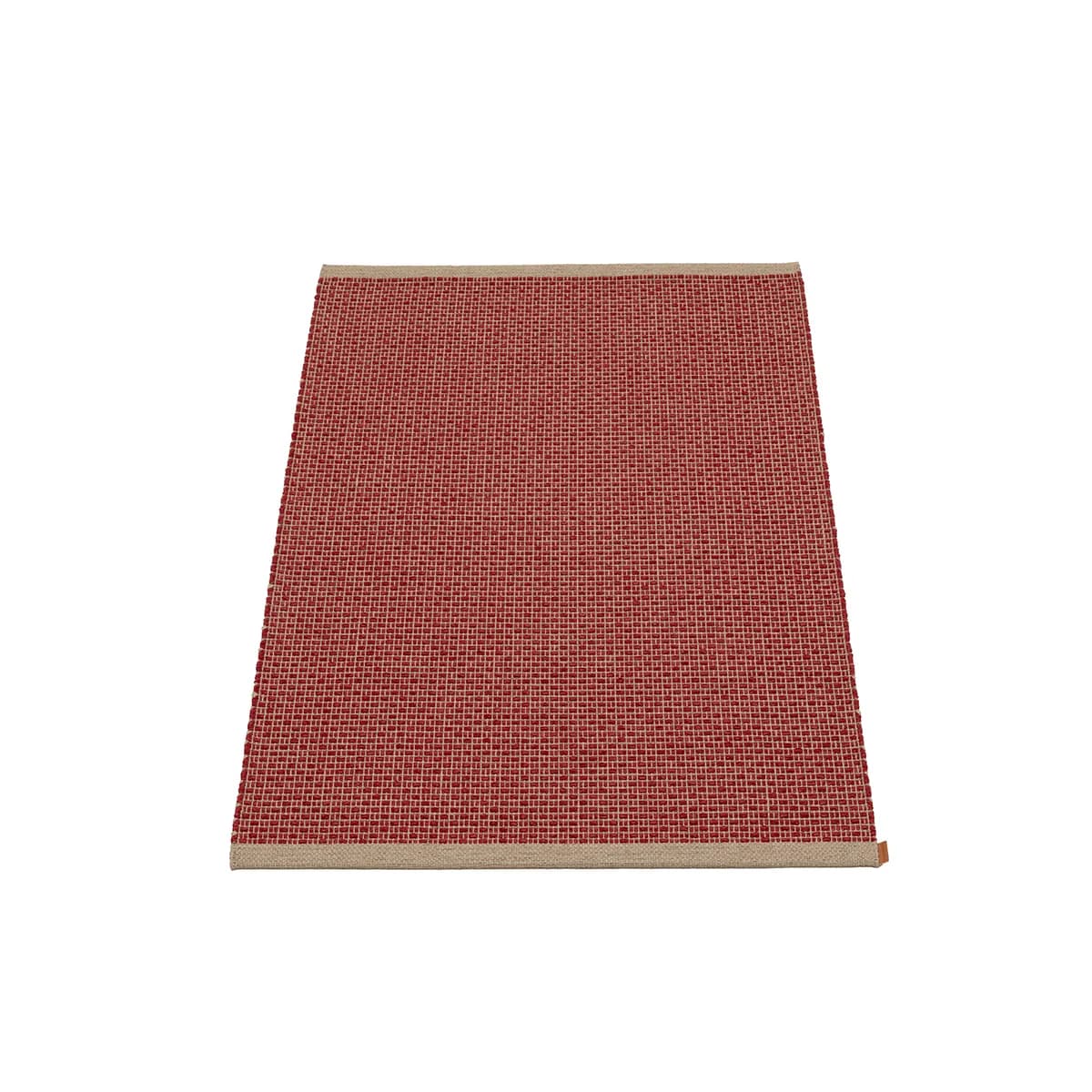 Pappelina, Waschbarer Kunststoffteppich NILS Dark Red 70x120 cm