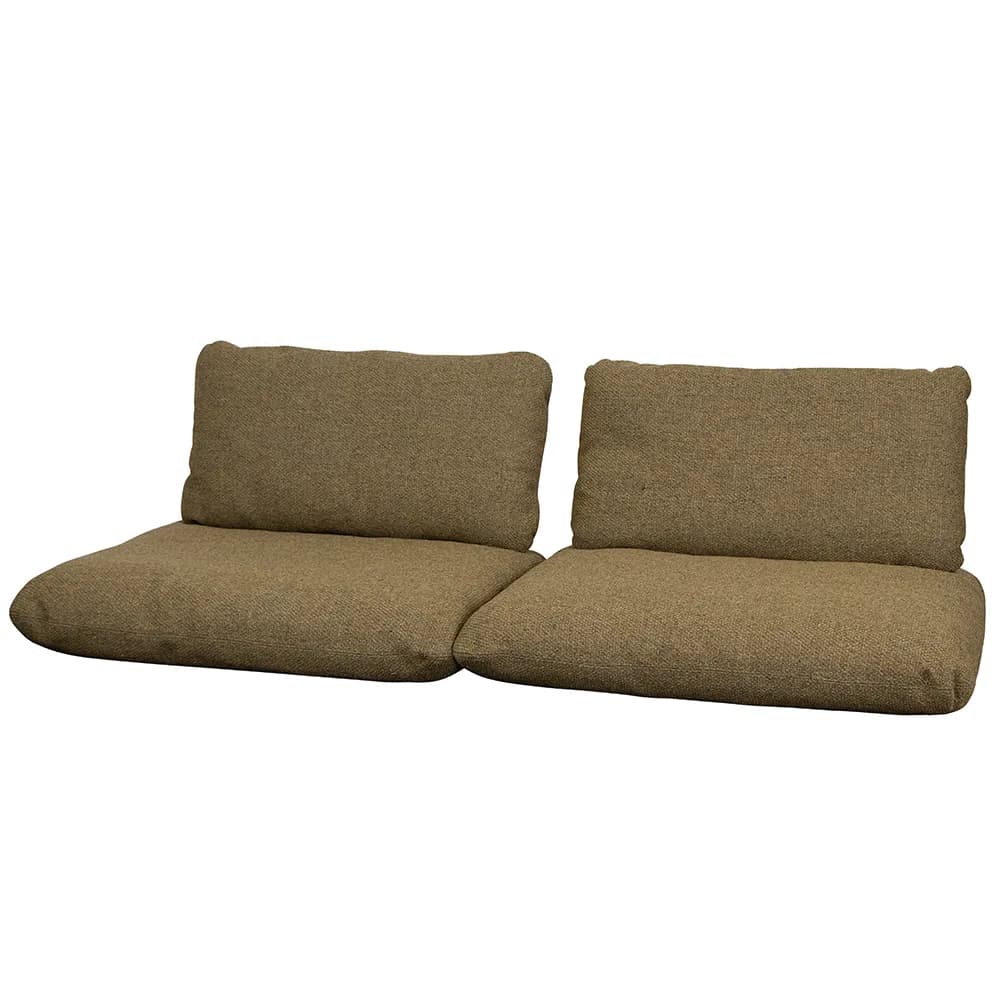 Cane-line, Sticks 2 Sitzer Sofa Kissen Set Kurkuma gelb