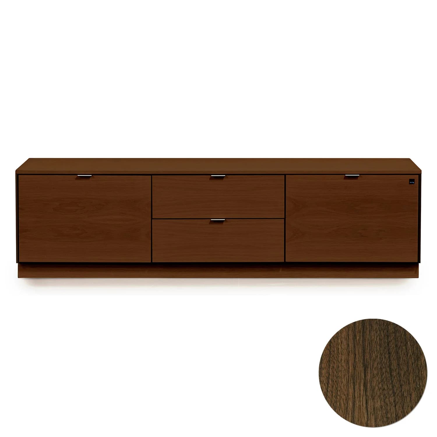 Skovby, Sm931 TV-Ständer Walnuss Lack 146x44x40 cm